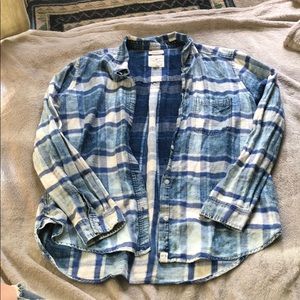 Blue flannel